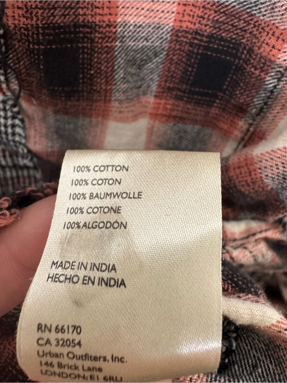 Free People Wildfire Plaid Top - Picture 5 of 8